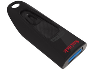 SANDISK Cruzer Ultra, USB-Stick, USB 3.0, 64 GB