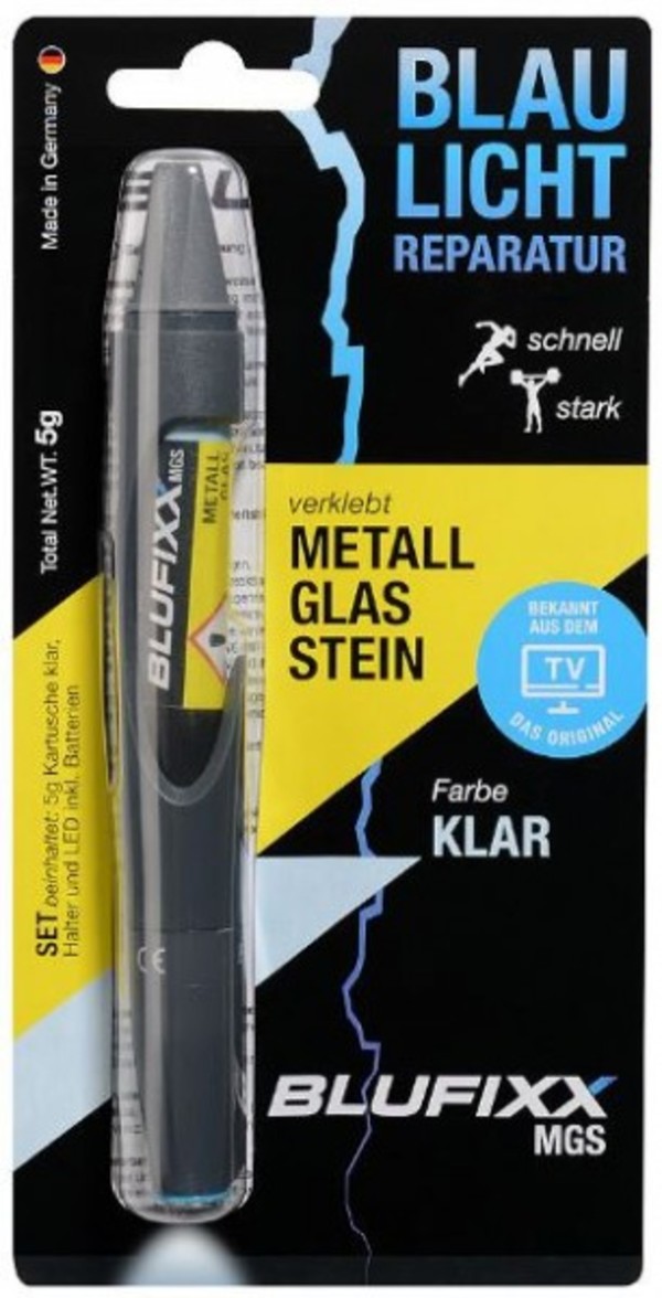 Blufixx Mgs Metall Glas Stein Klar