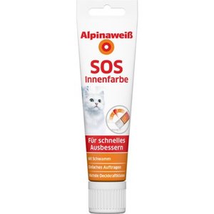 Alpinaweiß SOS Innenfarbe Weiß matt 100 ml
