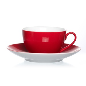 Flirt by R & B Tasse für Kaffee oder Tee 180 ml DOPPIO Rot