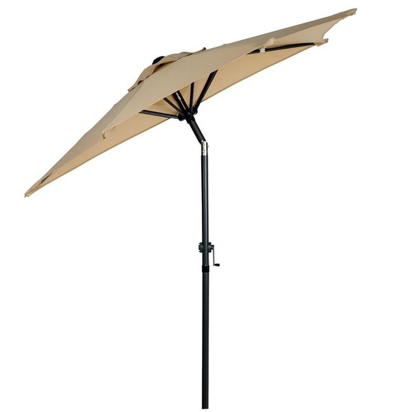 Sonnenschirm halbrund mit Knickgelenk und Kurbel von Butlers für 49,99