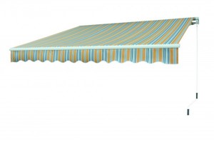 TrendLine Gelenkarm-Markise Sunny Stripe
, 
ca. 300 x 250 cm, Kurbel rechts