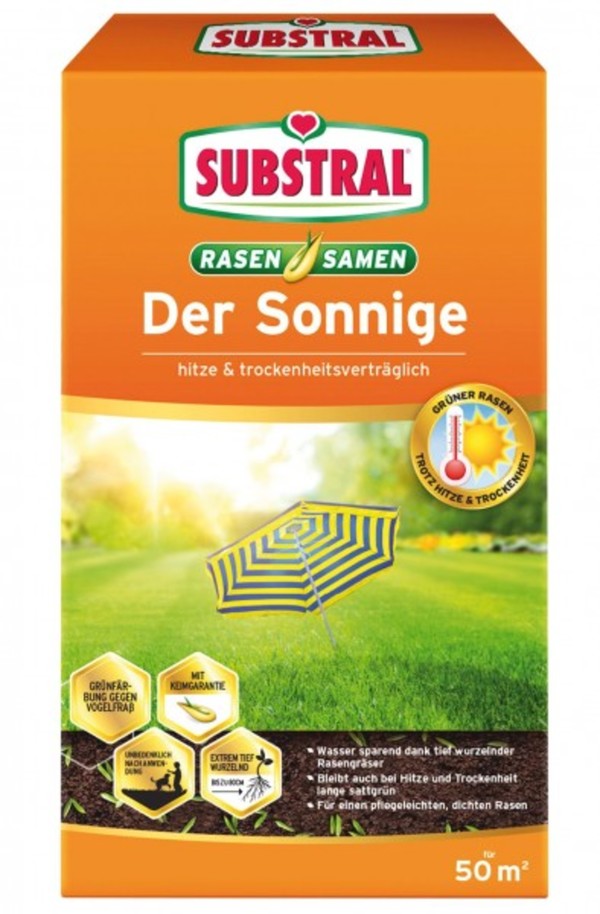 Substral Rasensamen Der Sonnige für 50 m² , 1,25 kg von Globus Baumarkt