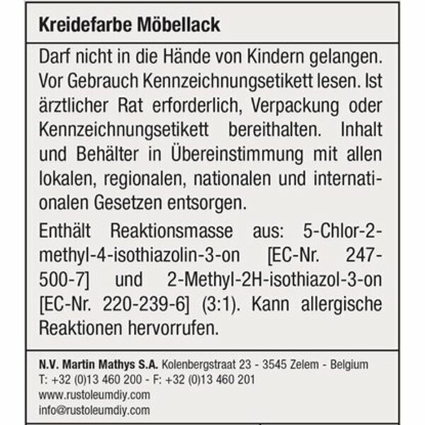 Rust-Oleum Möbellack Kreidefarbe Taubenblau Matt 750 ml von OBI ansehen!