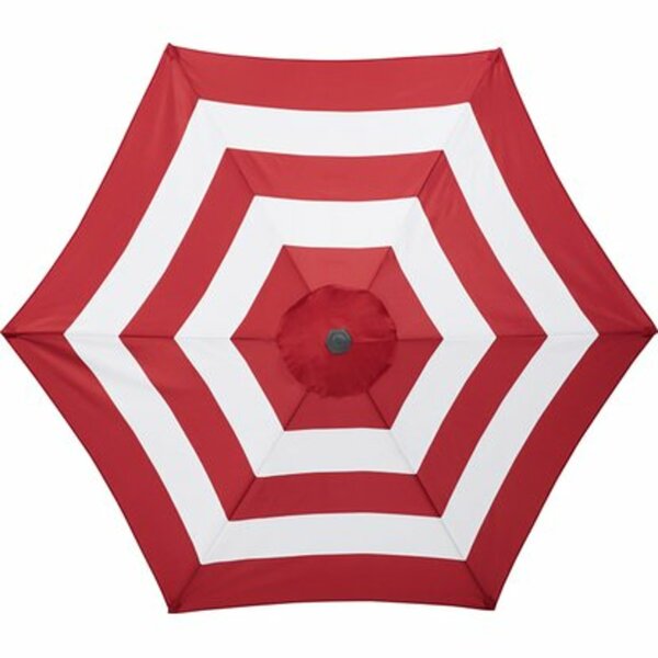 Sonnenschirm Honolulu RotWeiß Gestreift Ø 300 cm von OBI für 69,99