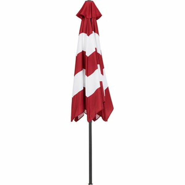 Sonnenschirm Honolulu RotWeiß Gestreift Ø 300 cm von OBI für 69,99