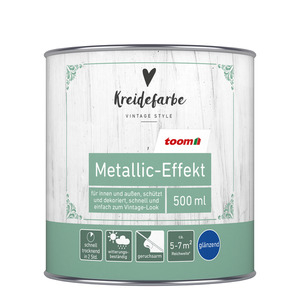 toomEigenmarken - 
            toom Kreidefarbe Metallic-Effekt perlmutt glänzend 0,5 l