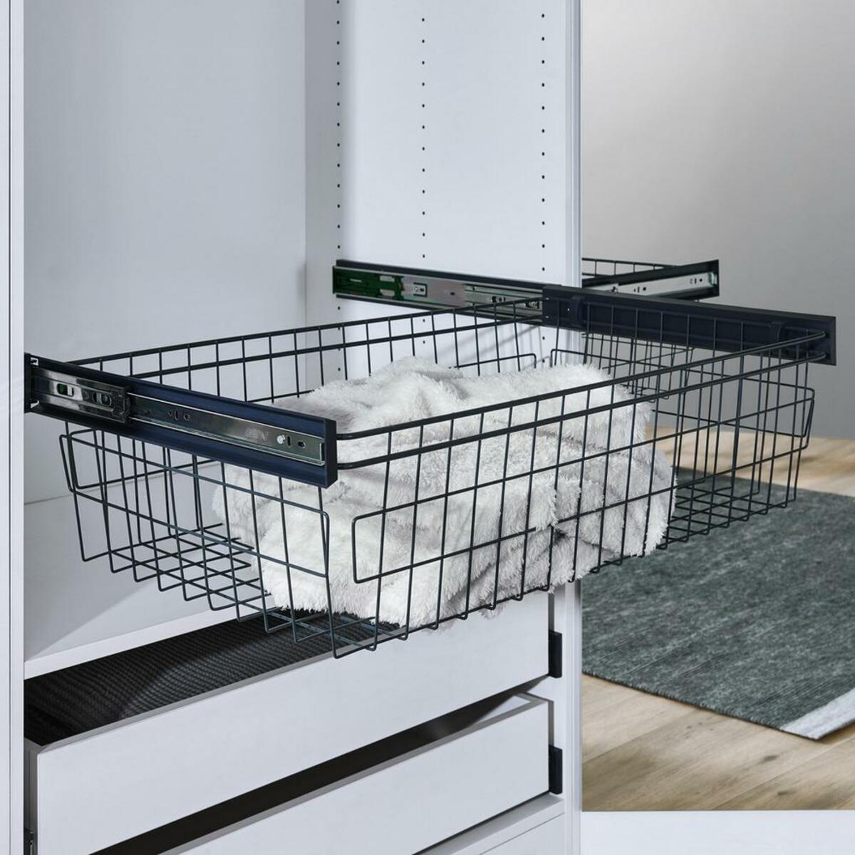 Wäschekorb aus Metall In Athrazit von Mömax für 49,00 € ansehen!