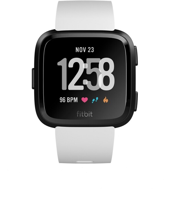 fitbit versa black and white