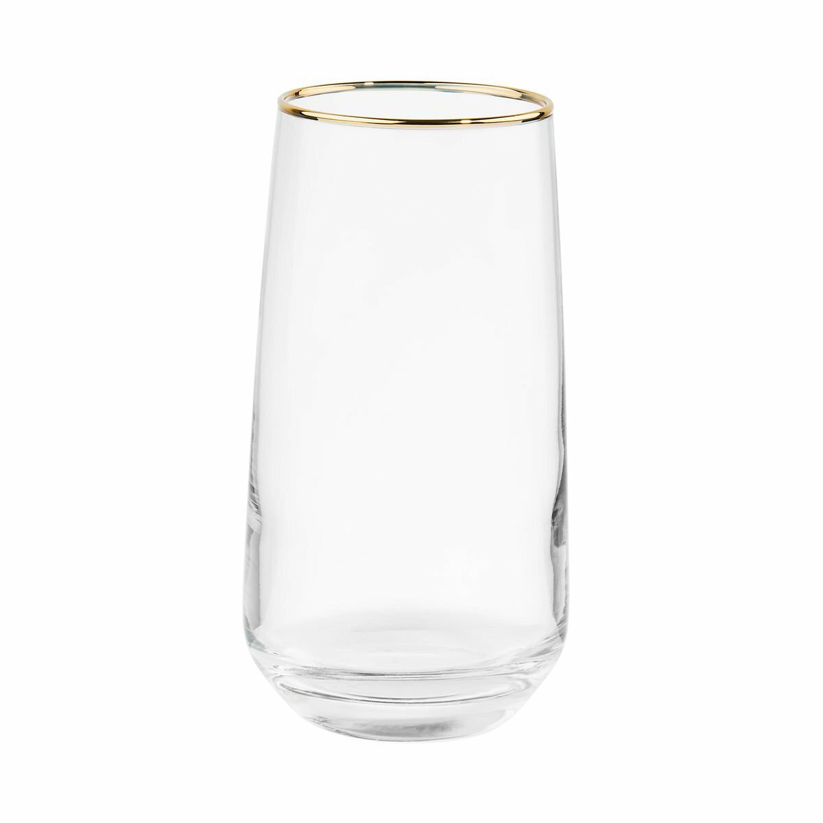 Bild 1 von 6x Longdrinkglas mit Goldrand 480 ml