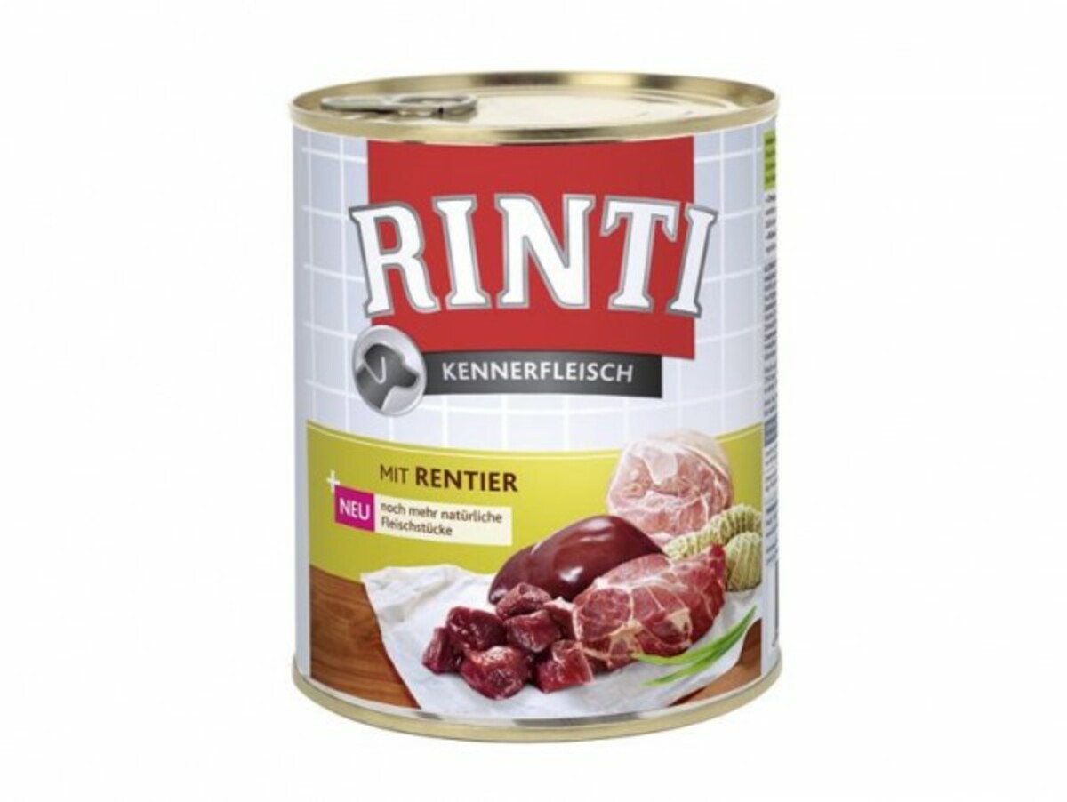 Rinti Pur Kennerfleisch Rentier , Inhalt: 800 g Dose von Globus Baumarkt ansehen!