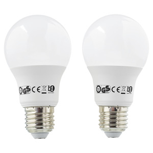 B1 LED-Lampe E27 470 lm 5,5 W warmweiß 2er Pack