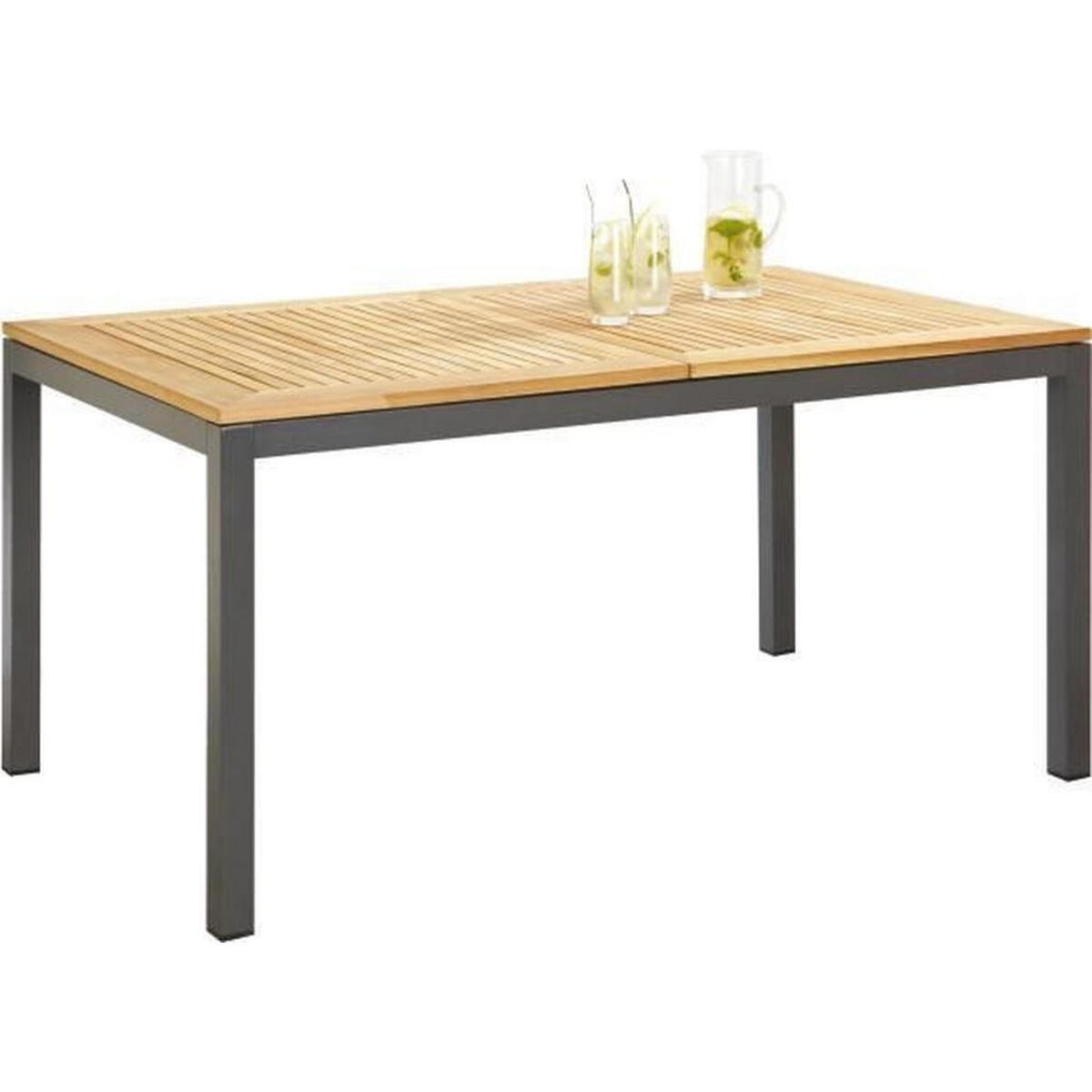 Ambia Garden GARTENTISCH Holz, Metall Grau, Mehrfarbig von XXXLutz für