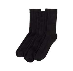 Unisex-Komfort-Socken in einfarbigem Design, 3er Pack