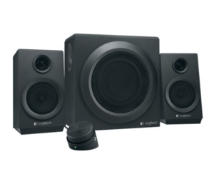 Logitech Z333 Multimedia Speaker Lautsprecher, schwarz Lauter, tiefer, klarer Sound