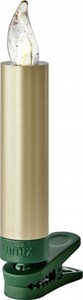 Krinner Lumix Superlight Mini
, 
Basisset, 12 LED Kerzen, gold