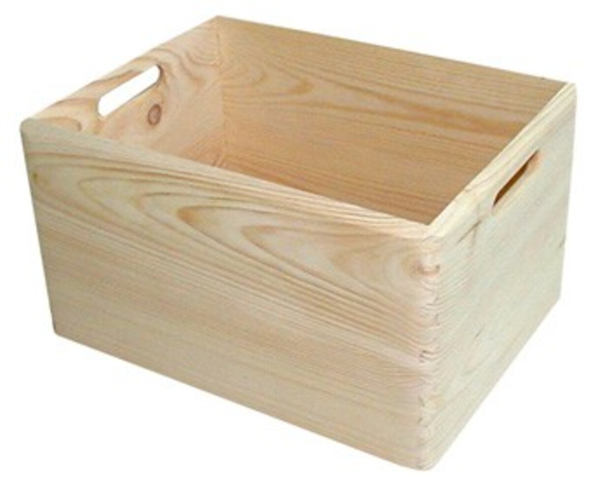 Stapelbox Holz Gr. L von Globus Baumarkt für 11,99 € ansehen!