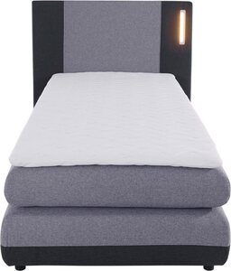 COLLECTION AB Boxspringbett »Abano«, inkl. Topper und LED-Beleuchtung