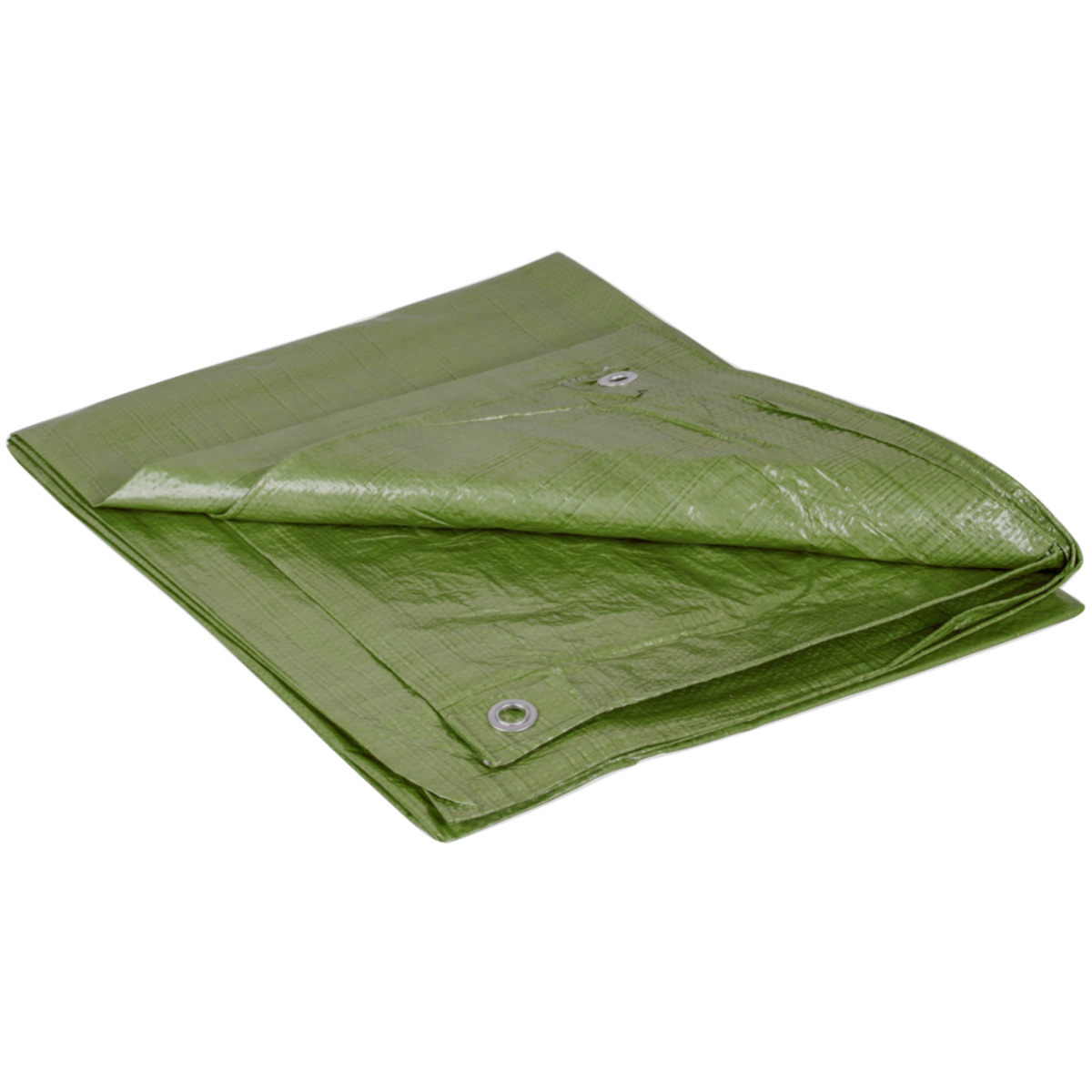 Abdeckplane 3 x 4 m 90 g/m² aus Bändchengewebe in grün von Sonderpreis