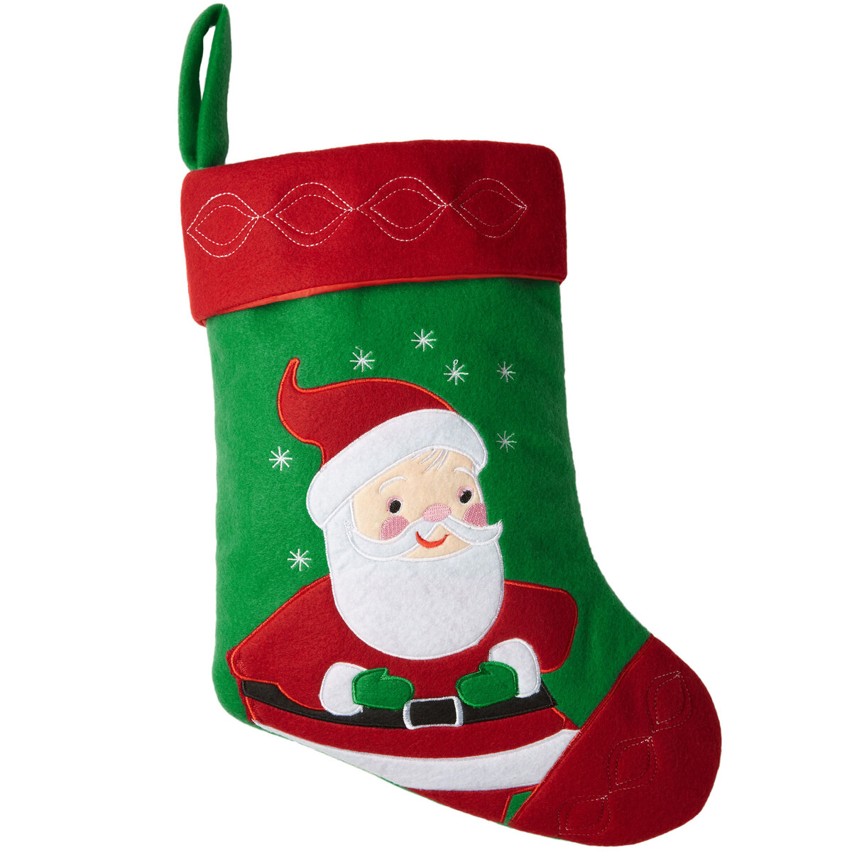 Nikolausstiefel mit Weihnachtsmann-Motiv von tectake für 8,48 € ansehen!