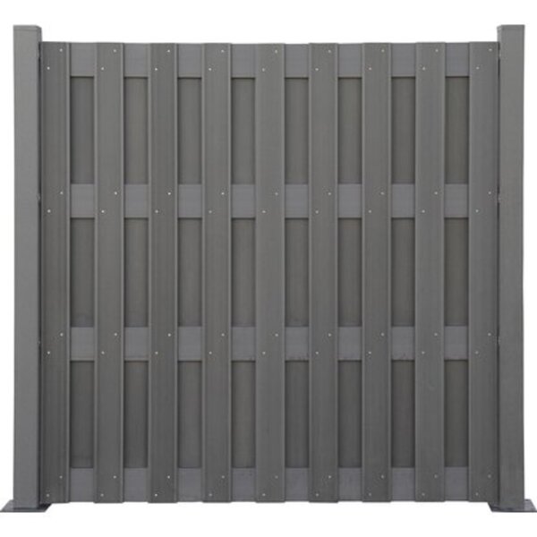 WPCZaun Anthrazit 180 cm x 180 cm von OBI für 79,99 € ansehen!