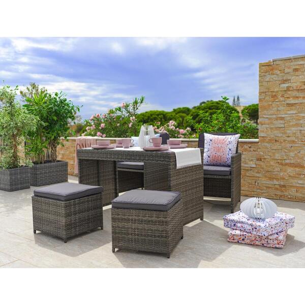 Gartenset Bilbao in Grau/Schwarz von Mömax ansehen!