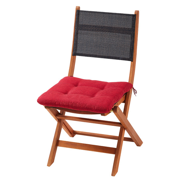 Sitzkissen Murcia (45x45, rot) von Dänisches Bettenlager für 5,00