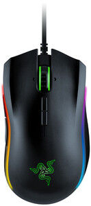 RAZER Mamba Elite schwarz Gaming-Maus (Optischer 5G-Sensor, Razer Chroma™-Beleuchtungszonen, bis zu 50 Millionen Klicks, 9 programmierbare Tasten)