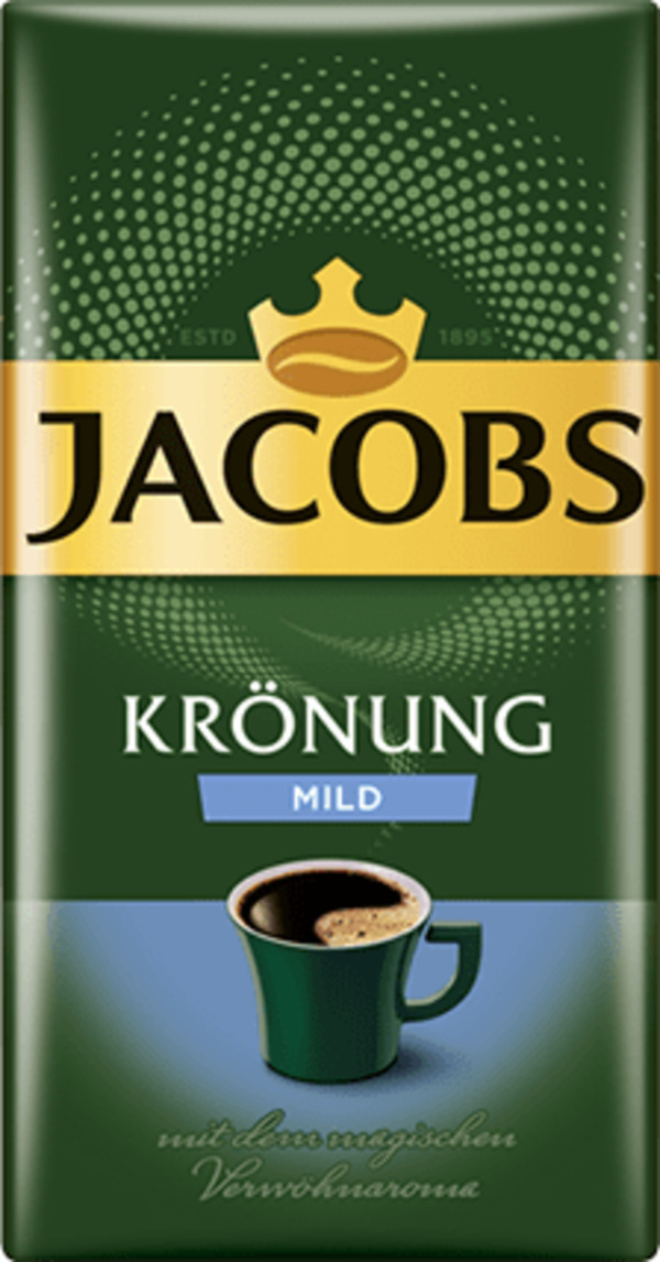 Jacobs Krönung Kaffee Mild gemahlen 500 g von Edeka24 für 6 17 ansehen