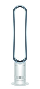 DYSON AM 07 silber/weiß Standventilator (101 cm Höhe, 19 cm Breite, max. 500 Liter/Sek Luftdurchsatz, 10 Leistungsstufen)