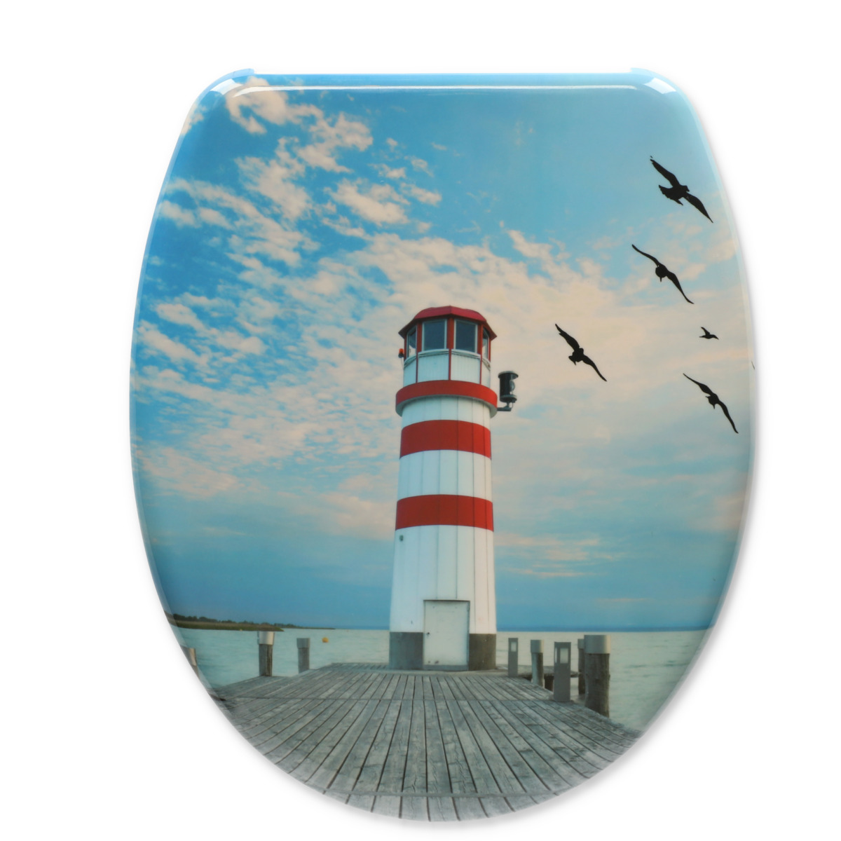 WC-Sitz 'Leuchtturm' blau von toom ansehen!
