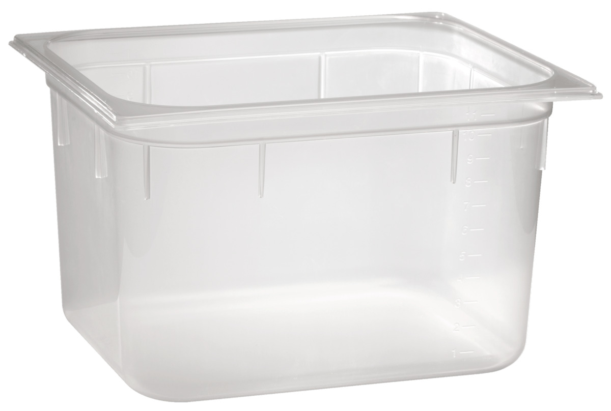 Vassoio Alimentare Cambro Camwear 1/4 - Policarbonato Trasparente, 15.2cm Di Profondità, 6L - Foto 11