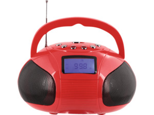 AUGUST SE20R Boombox, Rot