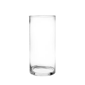 Zylindervase, Glas, D:12cm x H:26cm, klar