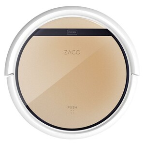 ZACO Saug- und Wischroboter V5S Pro luxury gold (Wischen, Fernbedienung, Wisch-Modul, Wechsel-Tank)