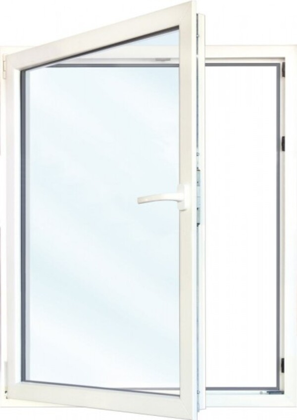 Meeth Fenster, weiß 500 x 600 mm, DIN links System 70/3S