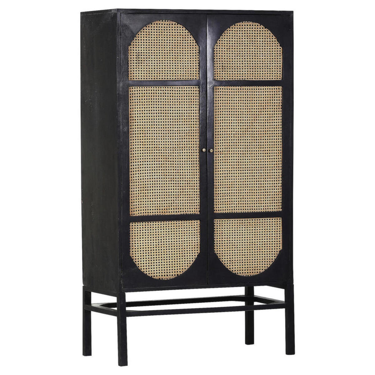 SCHRANK Mangoholz massiv lackiert, gebeizt Schwarz von XXXLutz für 809