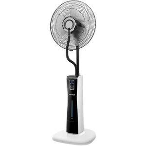 Vasner Stand-Ventilator Cooly mit Sprühnebel und Fernbedienung Weiß-Schwarz