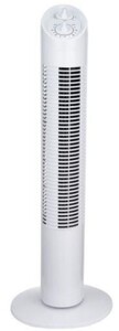 SALCO Turmventilator KLT-1082 weiß (75 cm hoch, 30 Watt, 3 Geschwindigkeitsstufen)