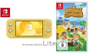 Switch Lite Konsole Konsole + Animal Crossing: New Horizons gelb