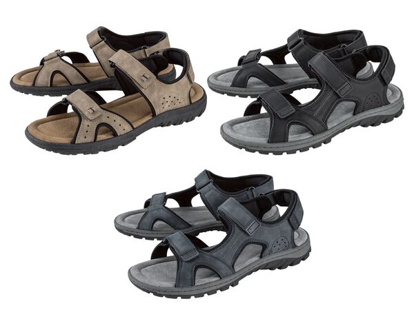 LIVERGY® Sandale Herren, GWeite, flexible FootflexxLaufsohle