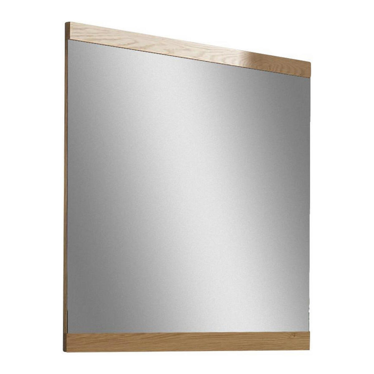 XXXLutz Spiegel eichefarben , Montana , Holz , massiv , 82x80x2 cm