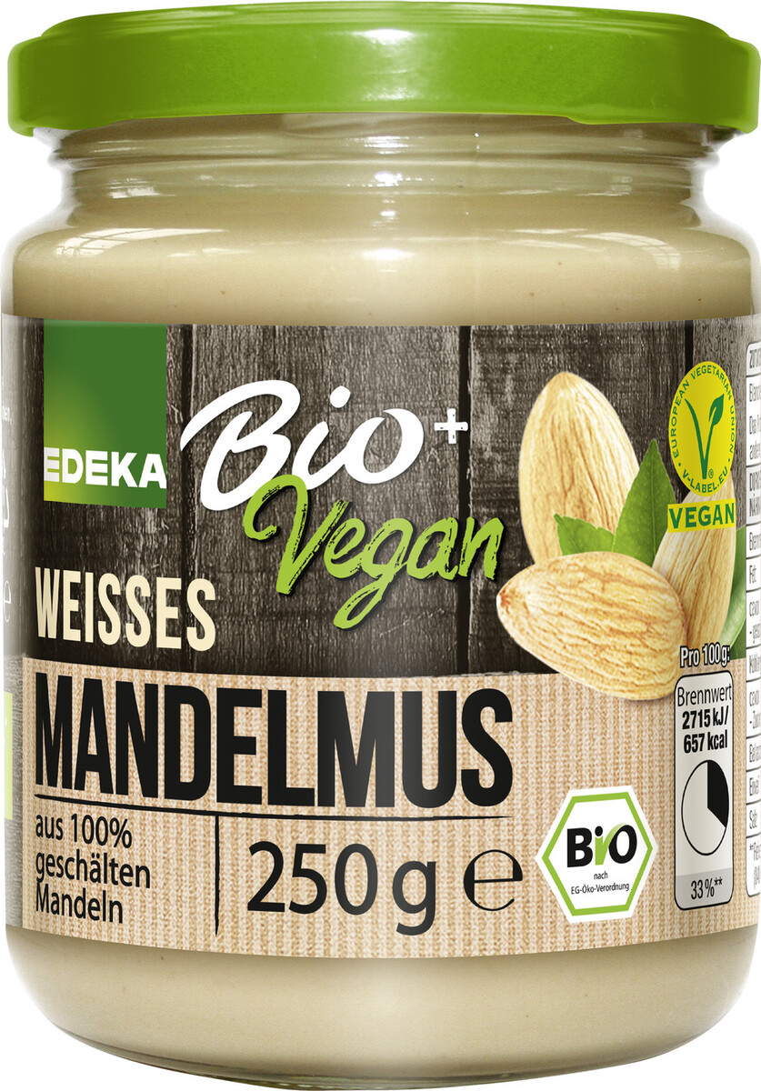 Edeka Bio+Vegan Weisses Mandelmus 250 g von Edeka24 für 7,35 € ansehen!