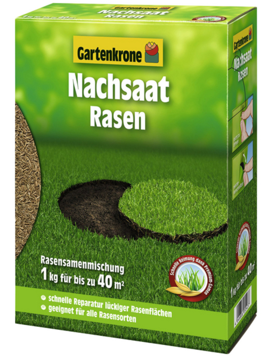 Rasensamen »Nachsaatrasen« von Hagebau für 12,99 € ansehen!