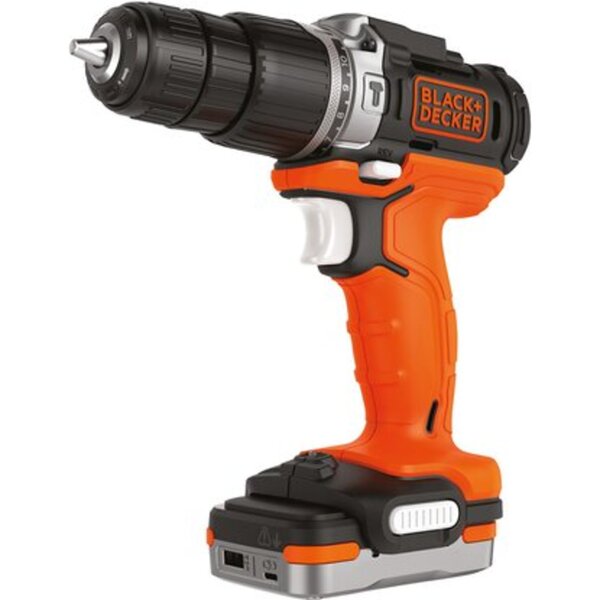 Black+Decker Akku-Schlagbohrschrauber BDCHD12S1 2-Gang 12 ...