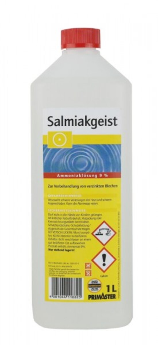 Primaster Salmiakgeist , 1 l von Globus Baumarkt für 4,18 € ansehen!