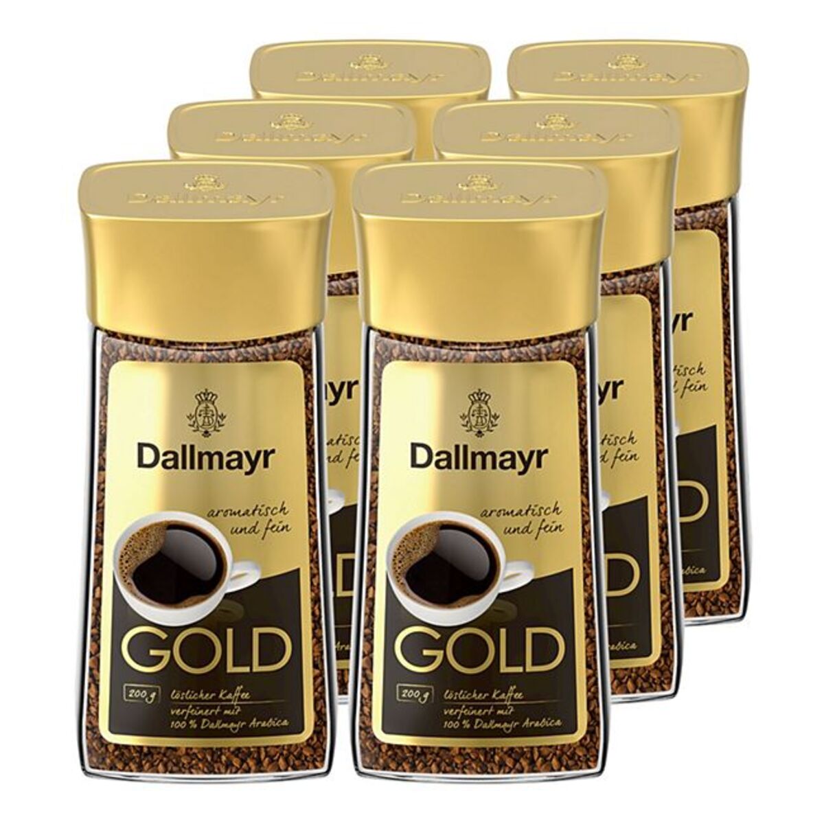 Dallmayr Gold Instantkaffee 200 g, 6er Pack von Netto MarkenDiscount