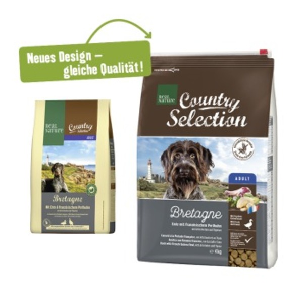 REAL NATURE Country Selection Bretagne Ente & französisches Perlhuhn 4kg von Fressnapf für 23,45 ...