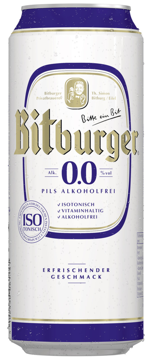 Bitburger 0.0 Alkoholfrei 0,5 ltr Dose von Edeka24 für 0,82 € ansehen! Bitburger 0.0 Alkoholfrei 0,5 ltr Dose von Edeka24 für 0,82 € ansehen!