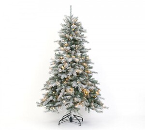 Evergreen Weihnachtsbaum Fichte Frost 210 cm, beleuchtet